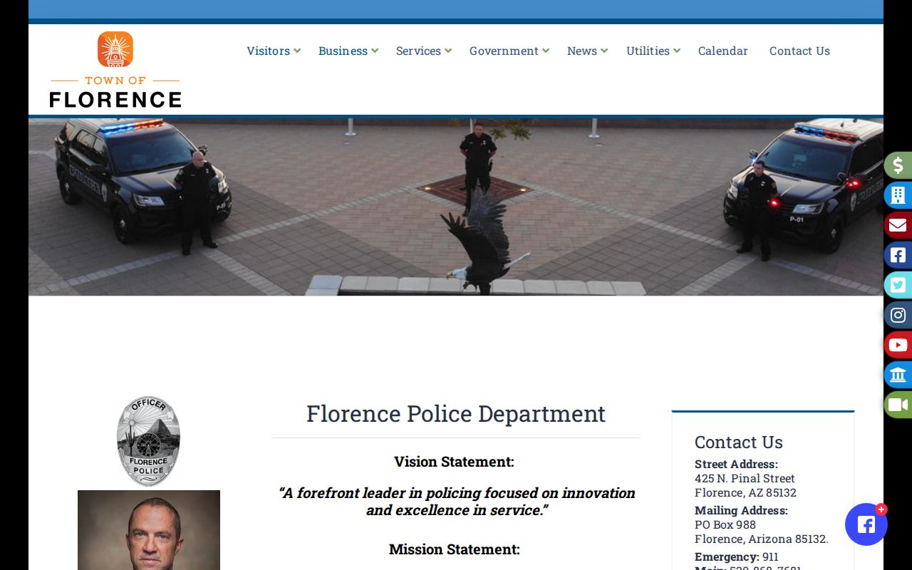 Florence Police Department reports and official records links